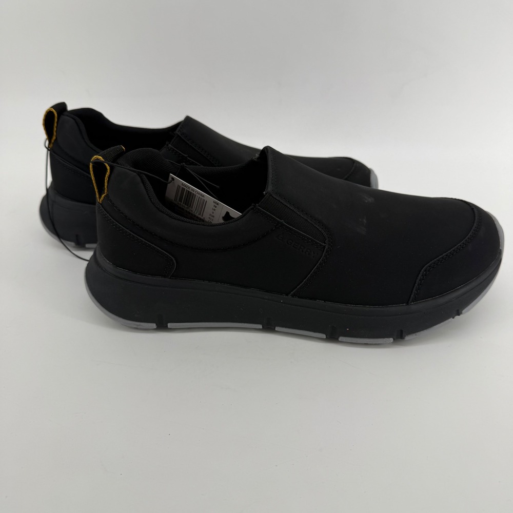 Gerry Moc II Mens Slip On Shoes Black Grey Lightweight Loafers Size 10 1917429‎